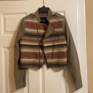 American Eagle Printed Utility Jacket! Size small!